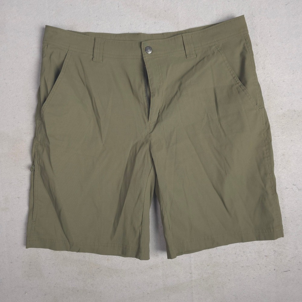 Columbia Omni Shield Mens Olive‎ Green Hiking Outdoor Shorts Size 38x10